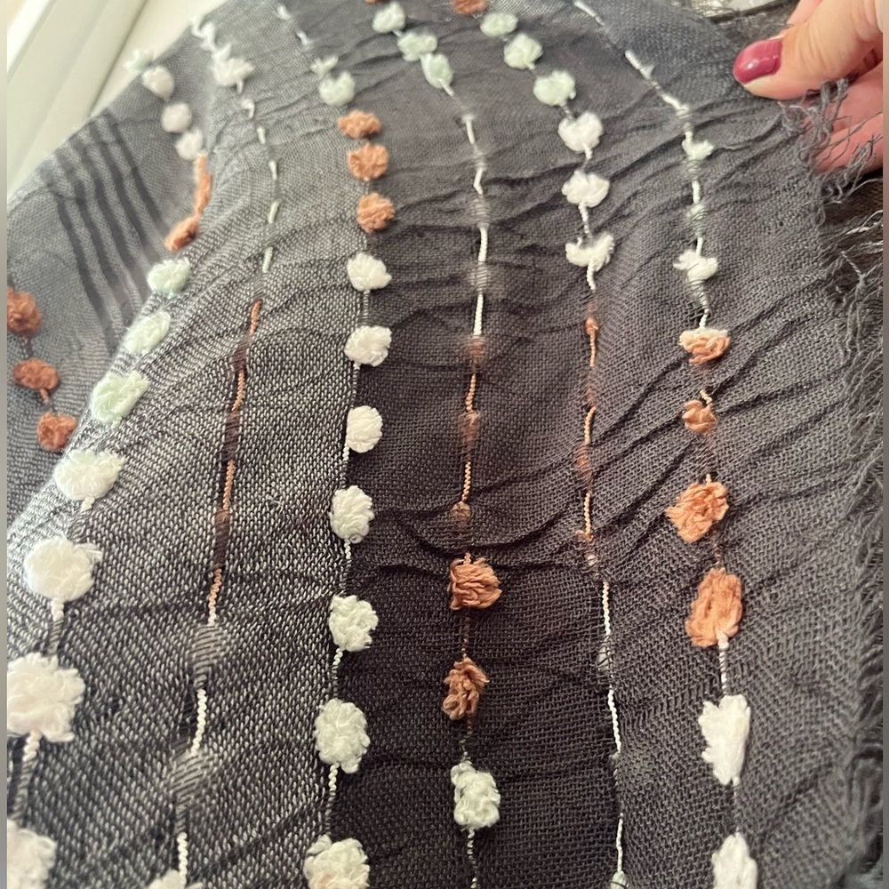 Demdaco Puff Textured Poncho - image 6